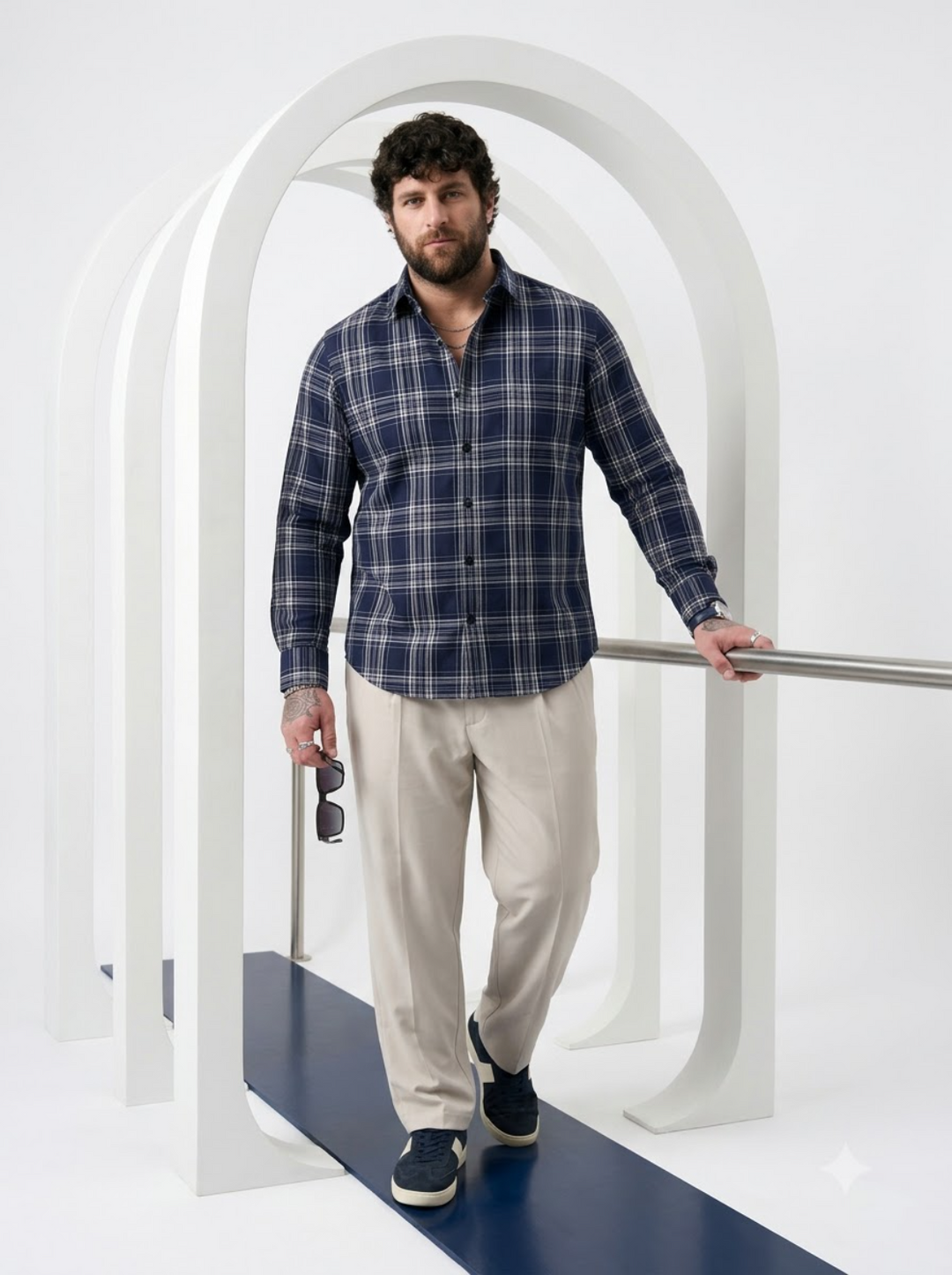 PLUS SIZE CHECK SHIRT FOR MEN | XL-7XL