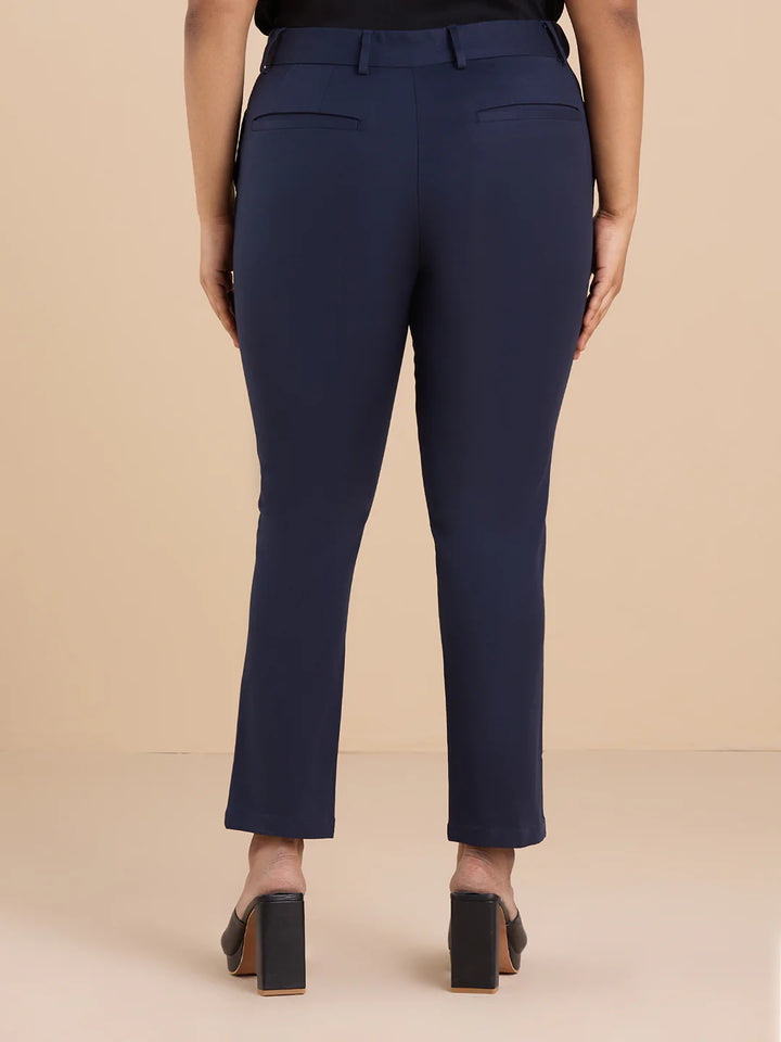 Knitted Nylon Stretch Trouser | XL-7XL