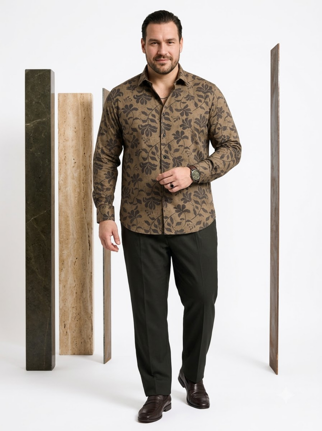 PLUS SIZE PRINTED SHIRT FOR MEN | XL-7XL