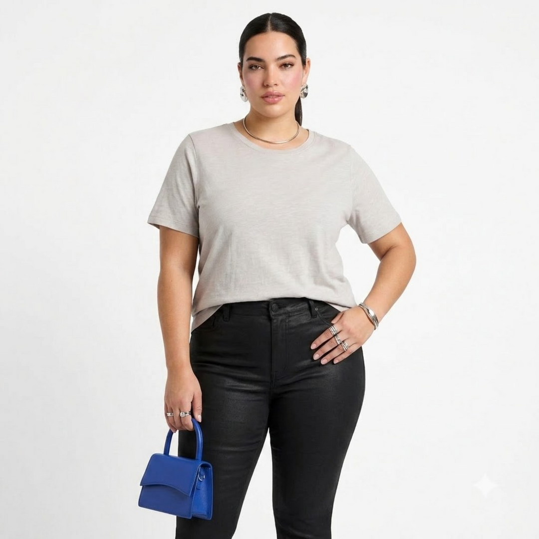 PLUS SIZE WOMEN’S SOLID TSHIRT | XL-7XL