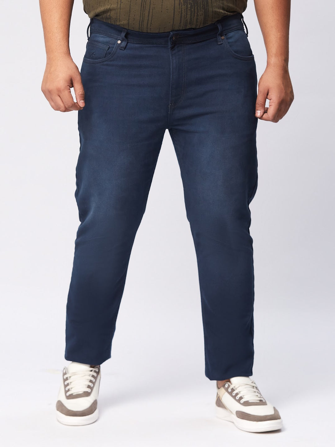 Dark Wash Cotton Stretch Jeans
