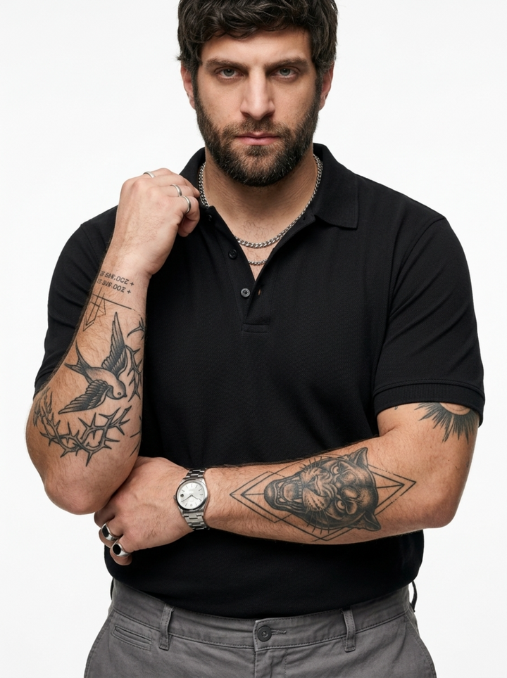 PLUS SIZE MEN SMART POLO | XL-7XL