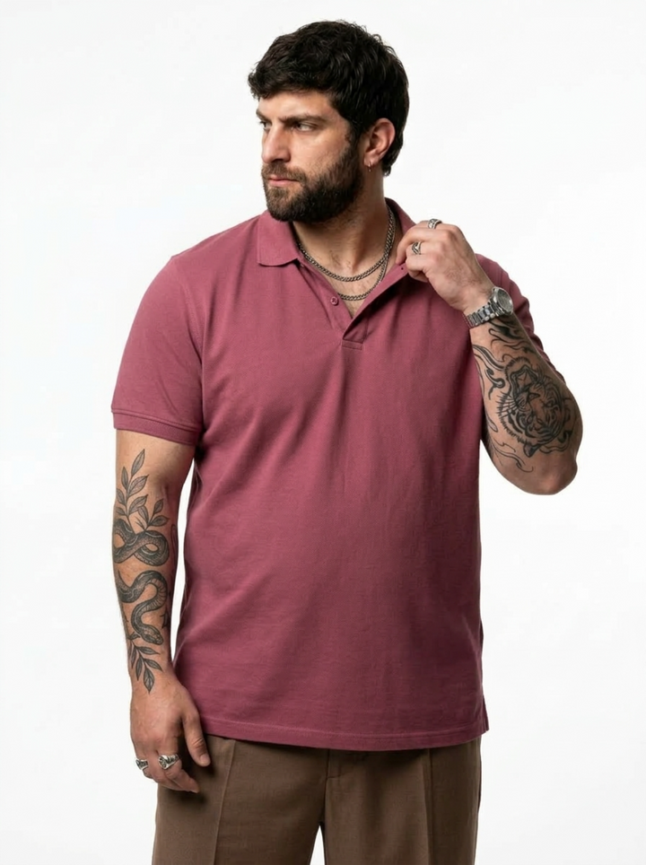 PLUS SIZE MEN SMART POLO | XL-7XL