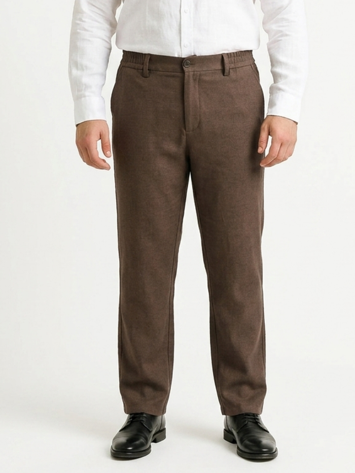 PLUS SIZE MEN LINEN PULL ON PANT | XL-7XL