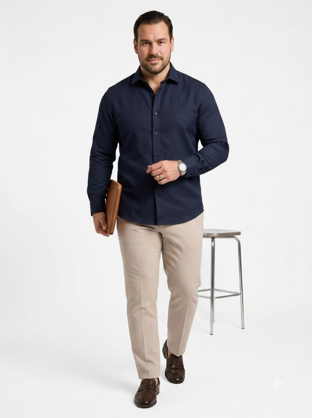 BIG HELLO - THE PLUS LIFE-Men Occasion Shirts
