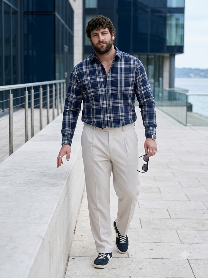 PLUS SIZE CHECK SHIRT FOR MEN | XL-7XL
