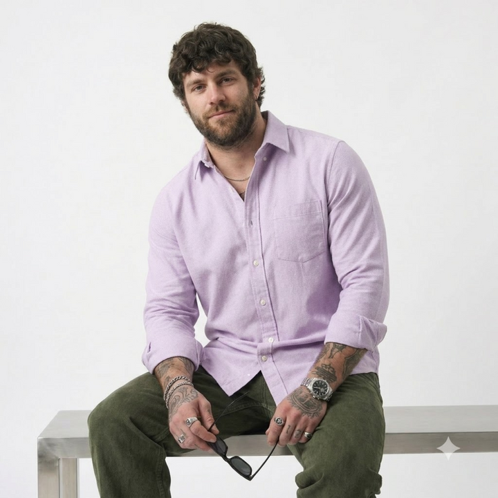 PLUS SIZE SOLID SHIRTS FOR MEN | XL-7XL