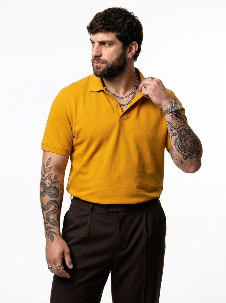 PLUS SIZE MEN SMART POLO | XL-7XL