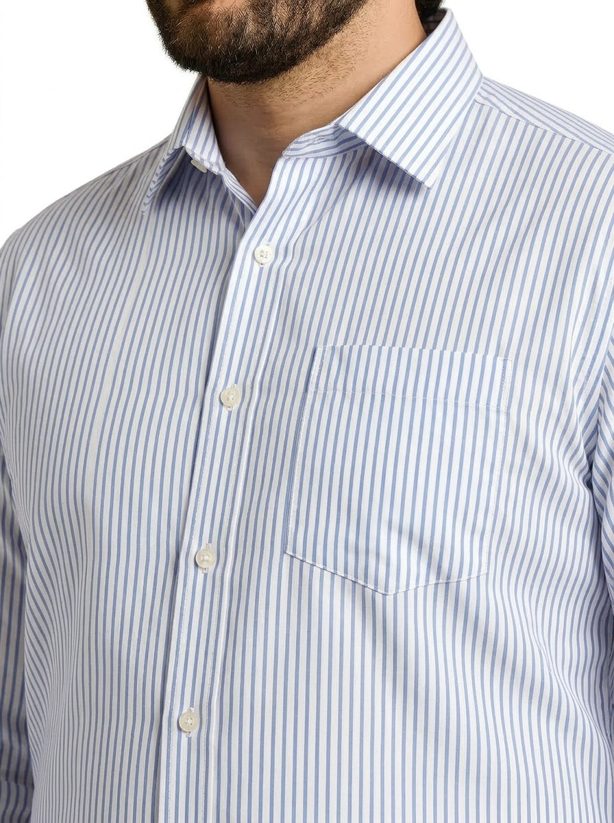 PLUS SIZE STRIPE SHIRT FOR MEN | XL-7XL