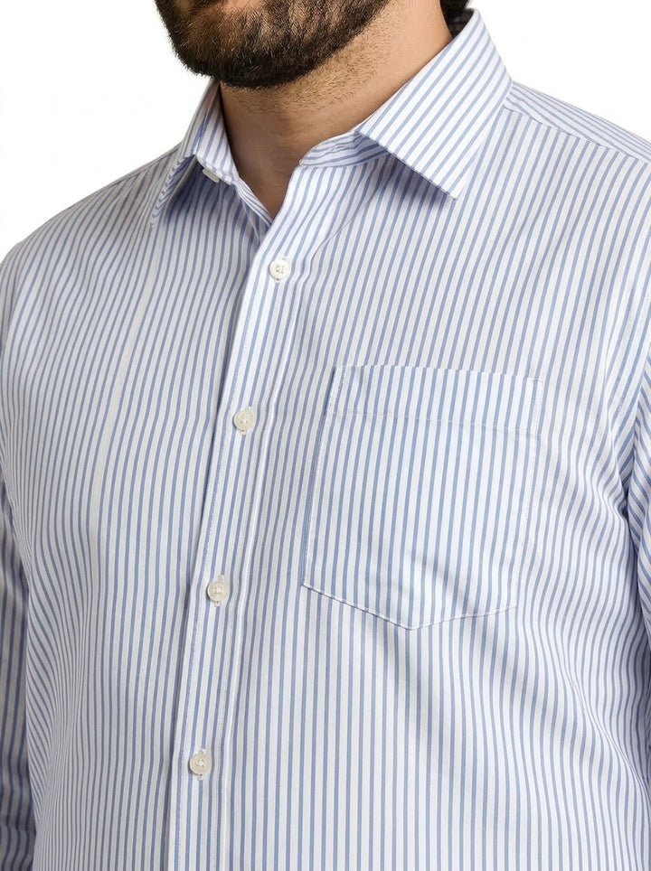 PLUS SIZE STRIPE SHIRT FOR MEN | XL-7XL
