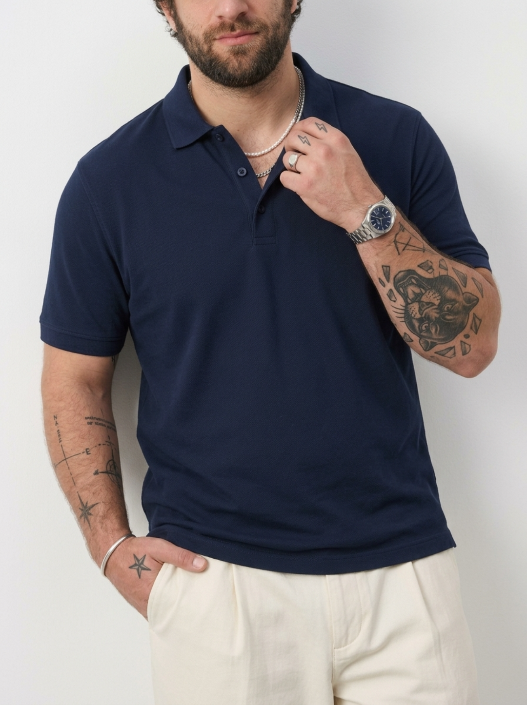 PLUS SIZE MEN SMART POLO | XL-7XL