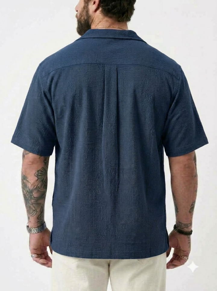 PLUS SIZE RESORT JACQURD SHIRT FOR MEN | XL-7XL