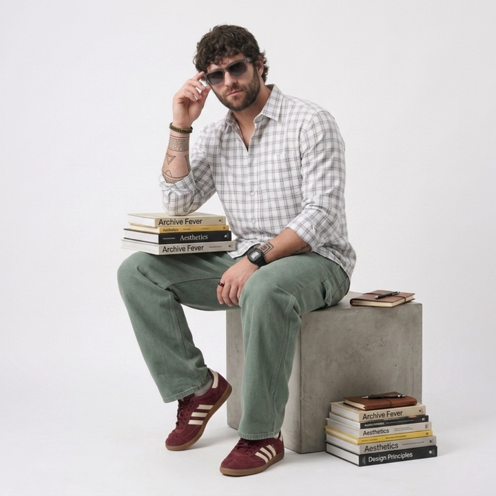 PLUS SIZE MEN’S CHECK SHIRT | XL-7XL