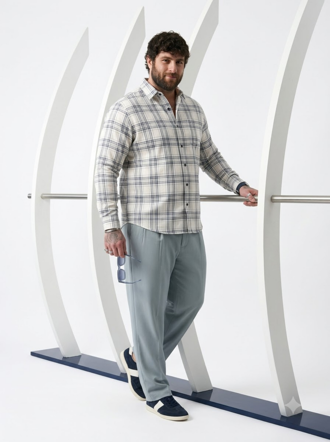 PLUS SIZE CHECK SHIRT FOR MEN | XL-7XL
