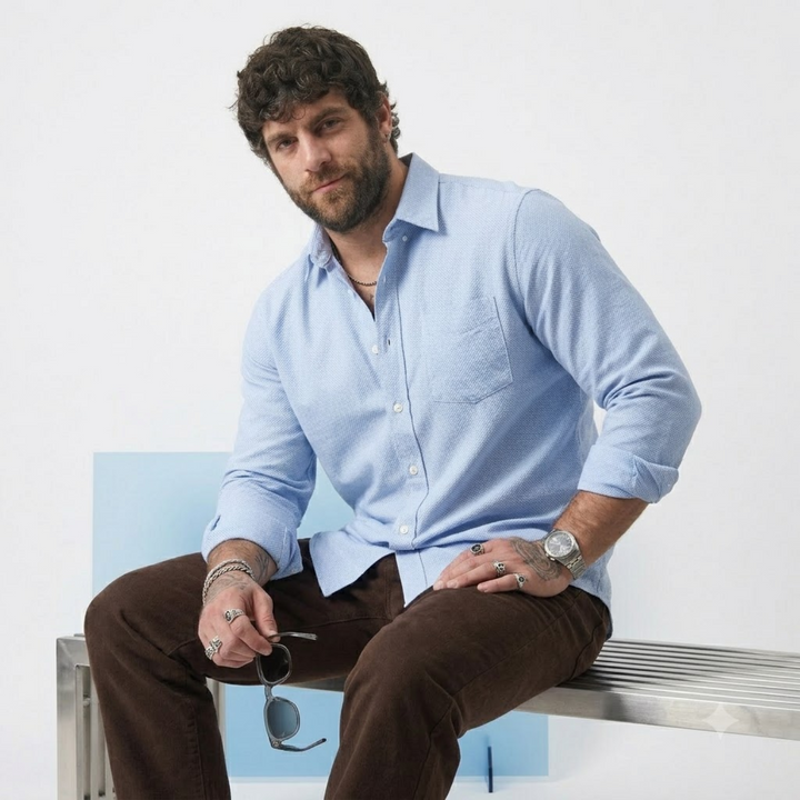 PLUS SIZE SOLID SHIRT FOR MEN | XL-7XL