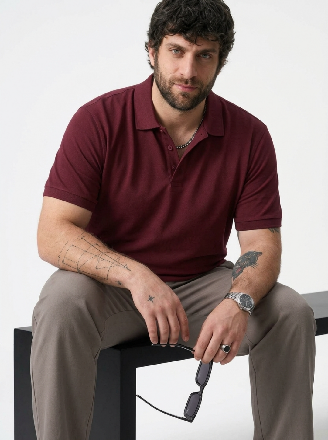 PLUS SIZE MEN SMART POLO | XL-7XL