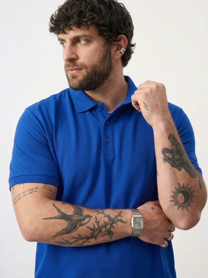 PLUS SIZE MEN SMART POLO | XL-7XL