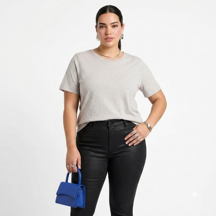 BIG HELLO - THE PLUS LIFE-Womens T-Shirt - Essential