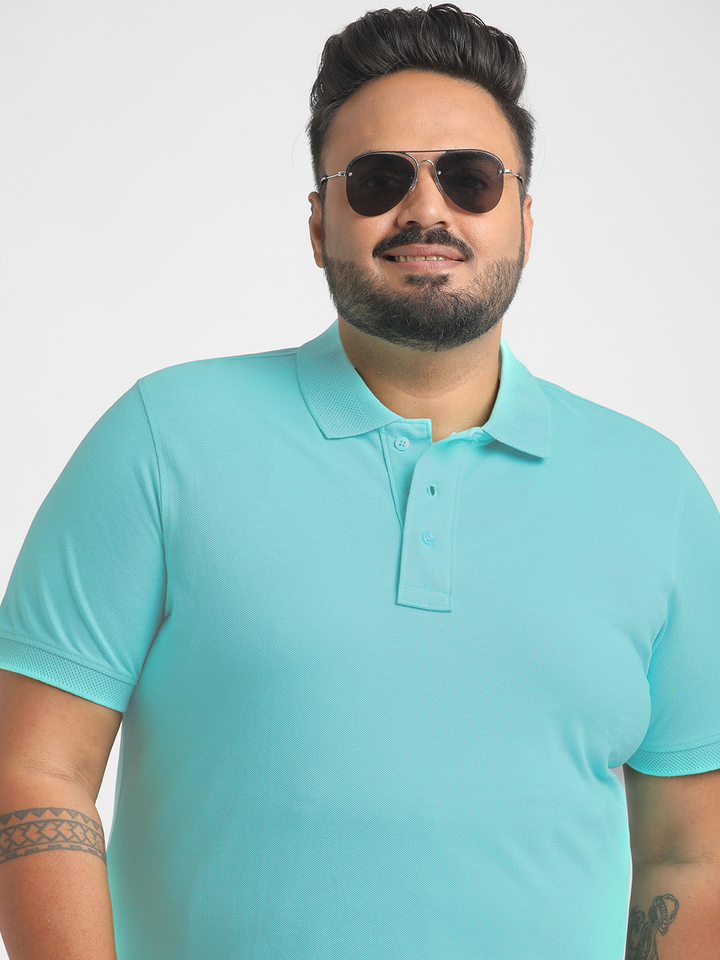 BIG HELLO I PLUS SIZE CHROMALUX EVERYDAY PIQUE POLO | XL-7XL