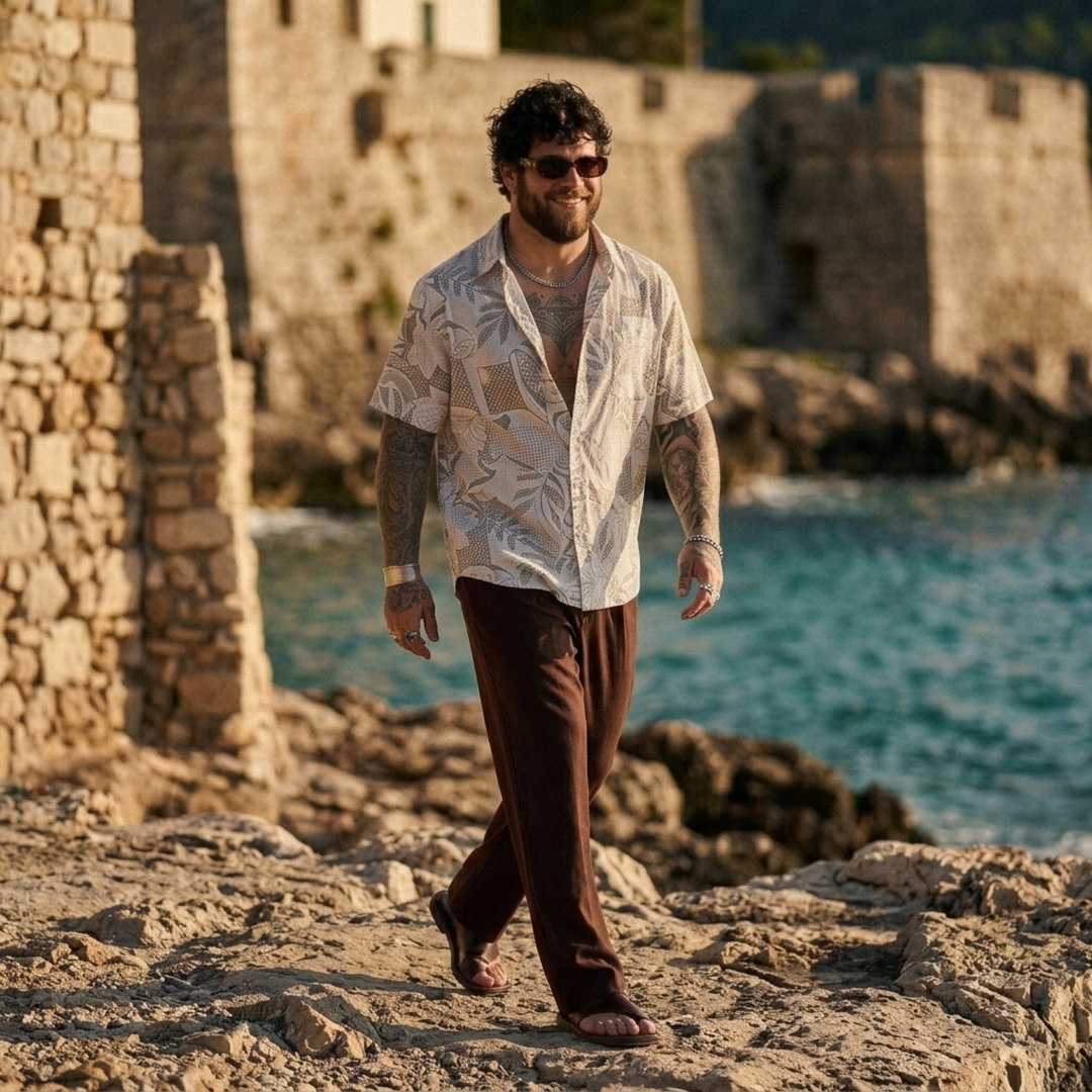 PLUS SIZE MEN’S PRINTED SHIRT | XL-7XL