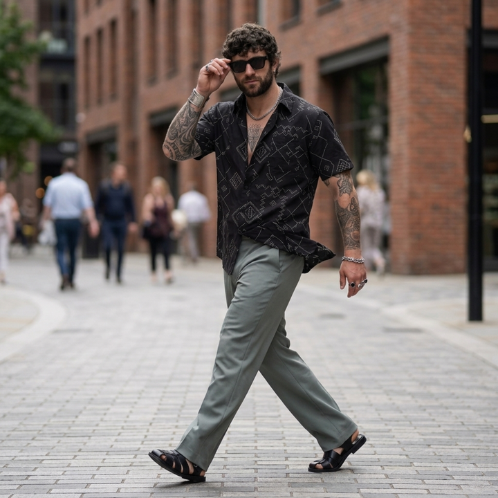 PLUS SIZE MEN’S PRINTED SHIRT | XL-7XL