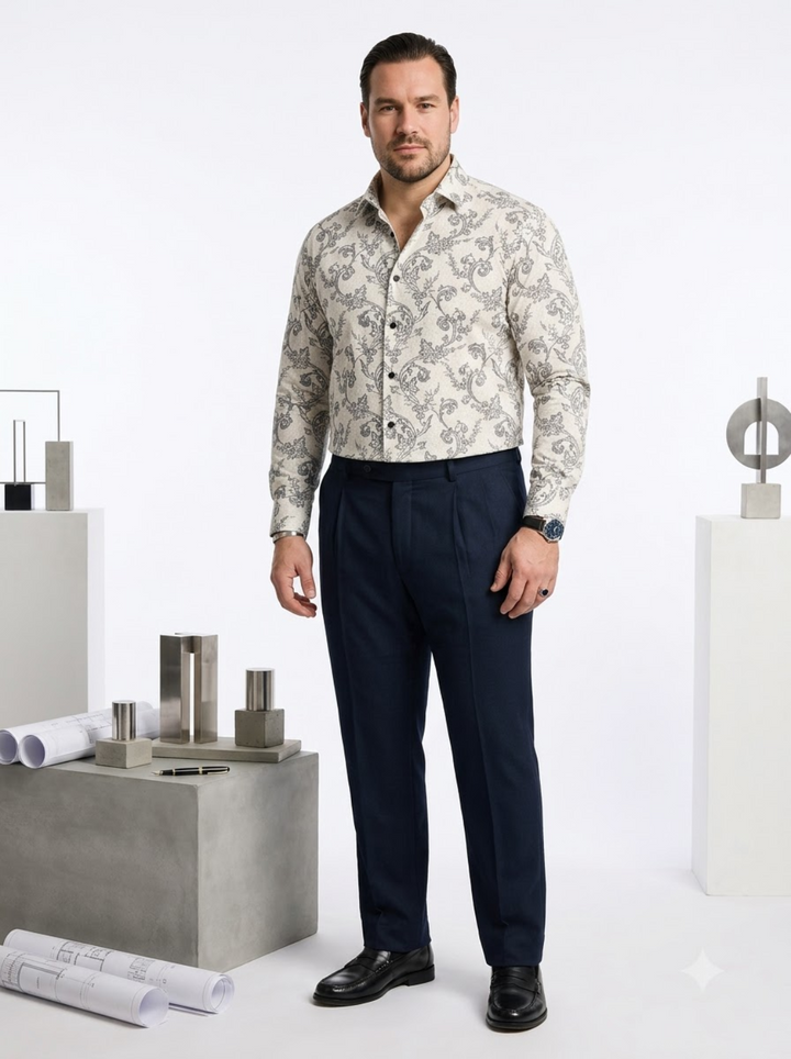 PLUS SIZE PRINTED SHIRT FOR MEN | XL-7XL