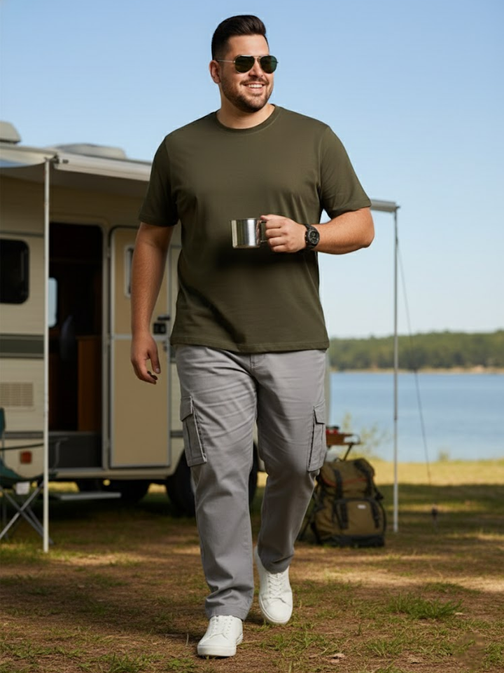 PLUS SIZE CARGO PANTS FOR MEN | XL-7XL