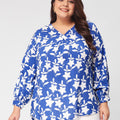 Plus Size BloomTops: Where Fashion Flourishes with Delicate Floral Elegance | XL-7XL