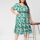 Plus Size Western Printed Dress for Women | XL-7XL