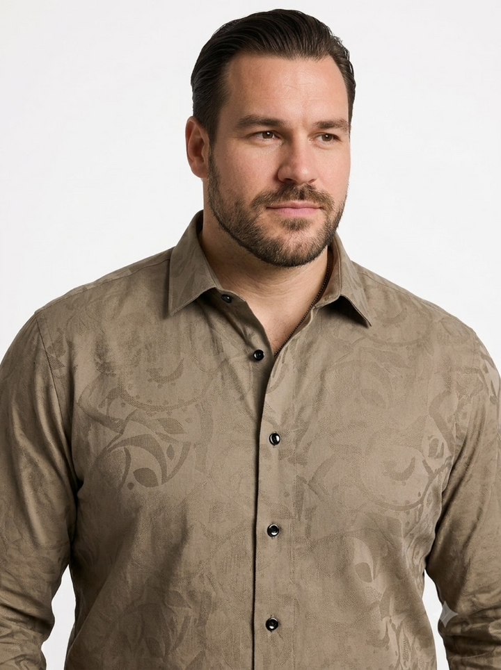 PLUS SIZE JACQURD SHIRT FOR MEN | XL-7XL