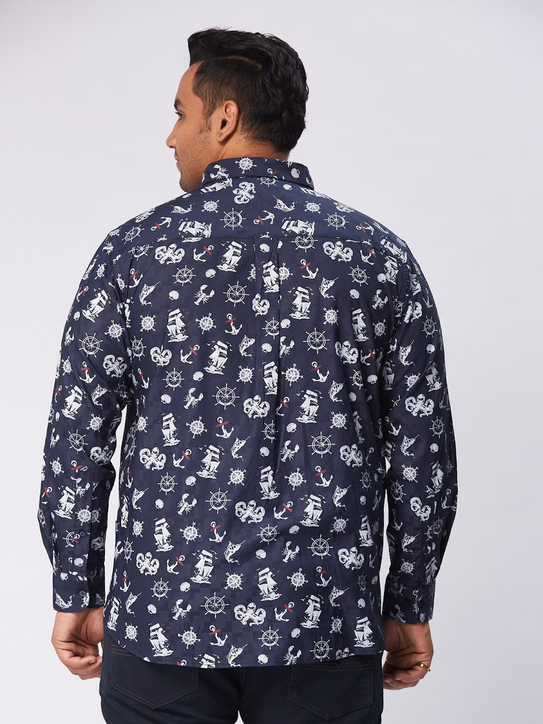 BIG HELLO - THE PLUS LIFE-Men Nautical Shirts