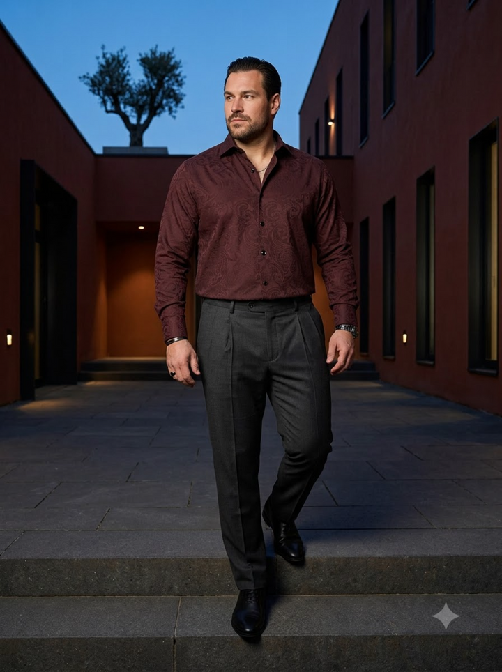 PLUS SIZE JACQURD SHIRT FOR MEN | XL-7XL