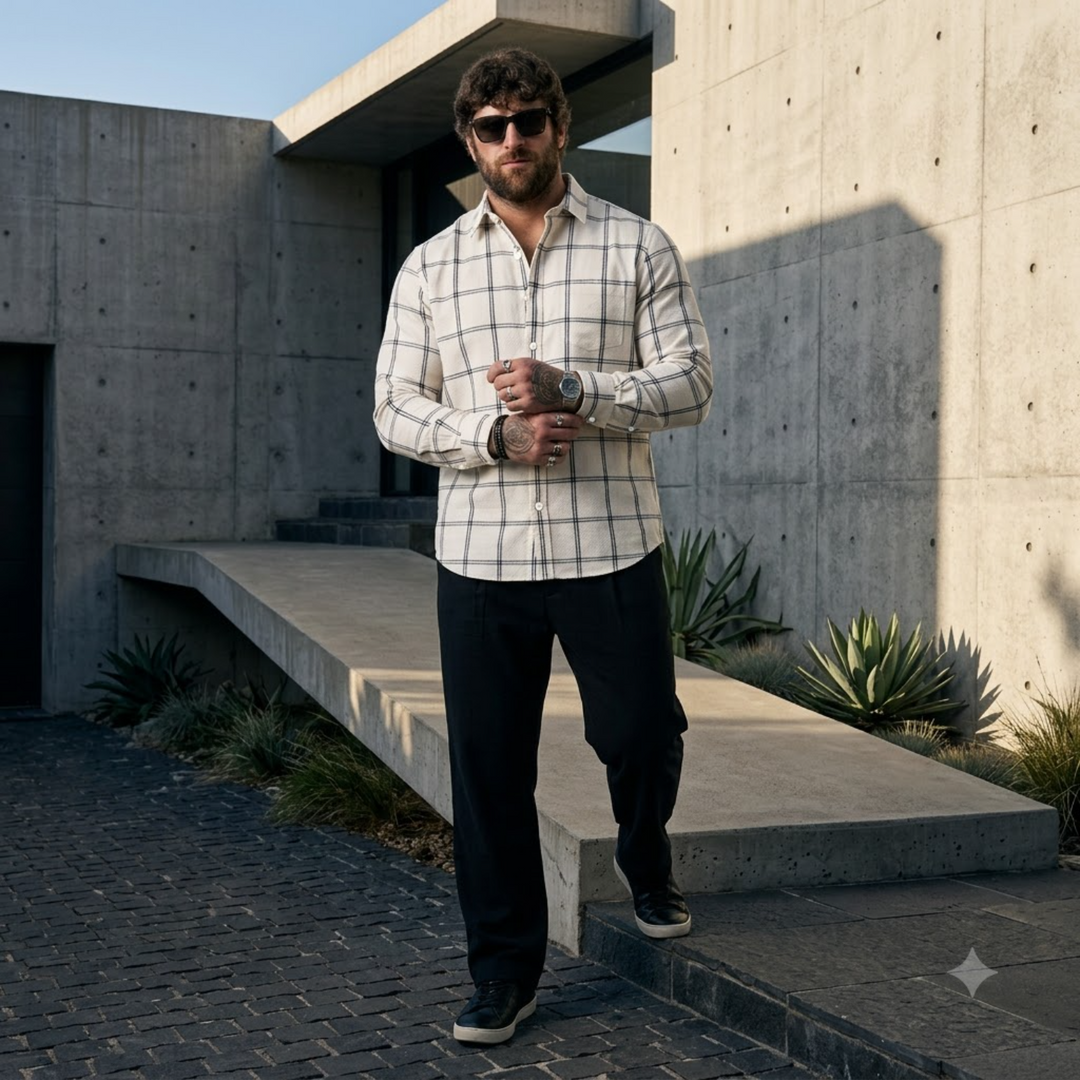 PLUS SIZE CHECK SHIRT FOR MEN | XL-7XL