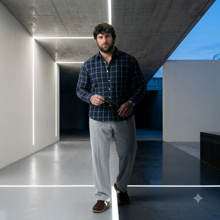 PLUS SIZE CHECK SHIRT FOR MEN | XL-7XL