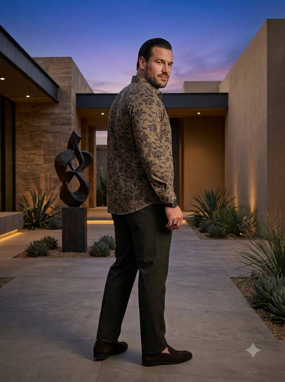PLUS SIZE PRINTED SHIRT FOR MEN | XL-7XL