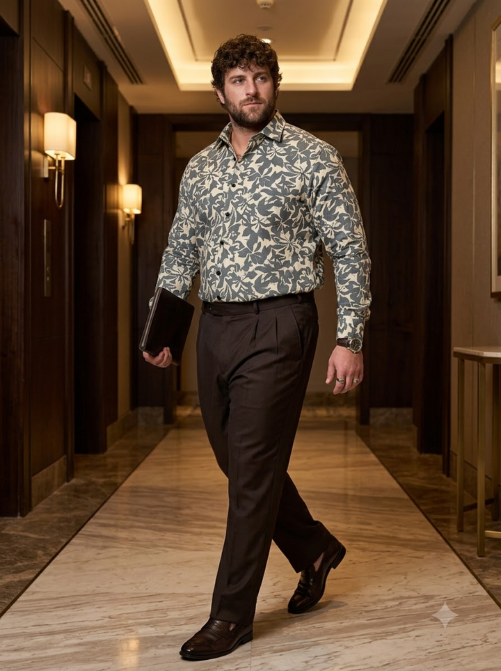 PLUS SIZE PRINTED SHIRT FOR MEN | XL-7XL