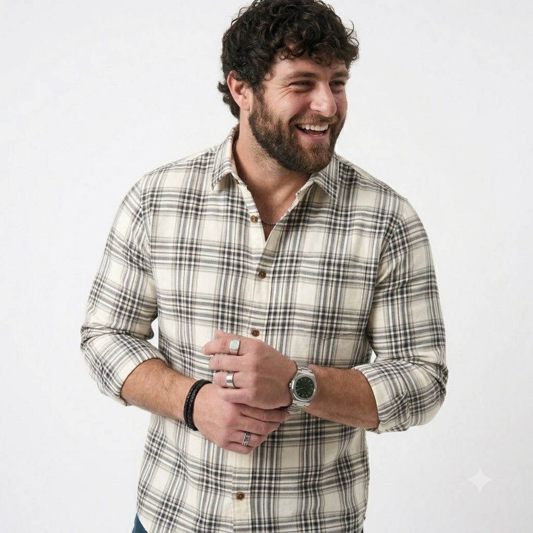 PLUS SIZE CHECK SHIRT FOR MEN | XL-7XL