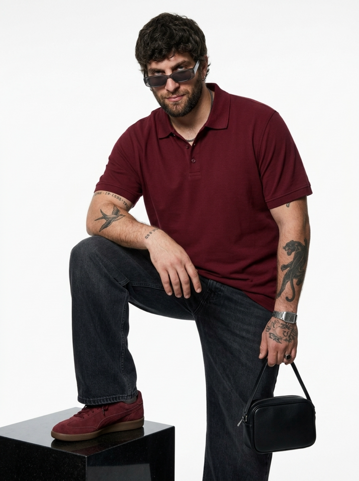 PLUS SIZE MEN SMART POLO | XL-7XL