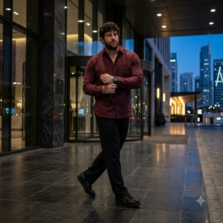 PLUS SIZE SOLID OXFORD SHIRT FOR MEN | XL-7XL