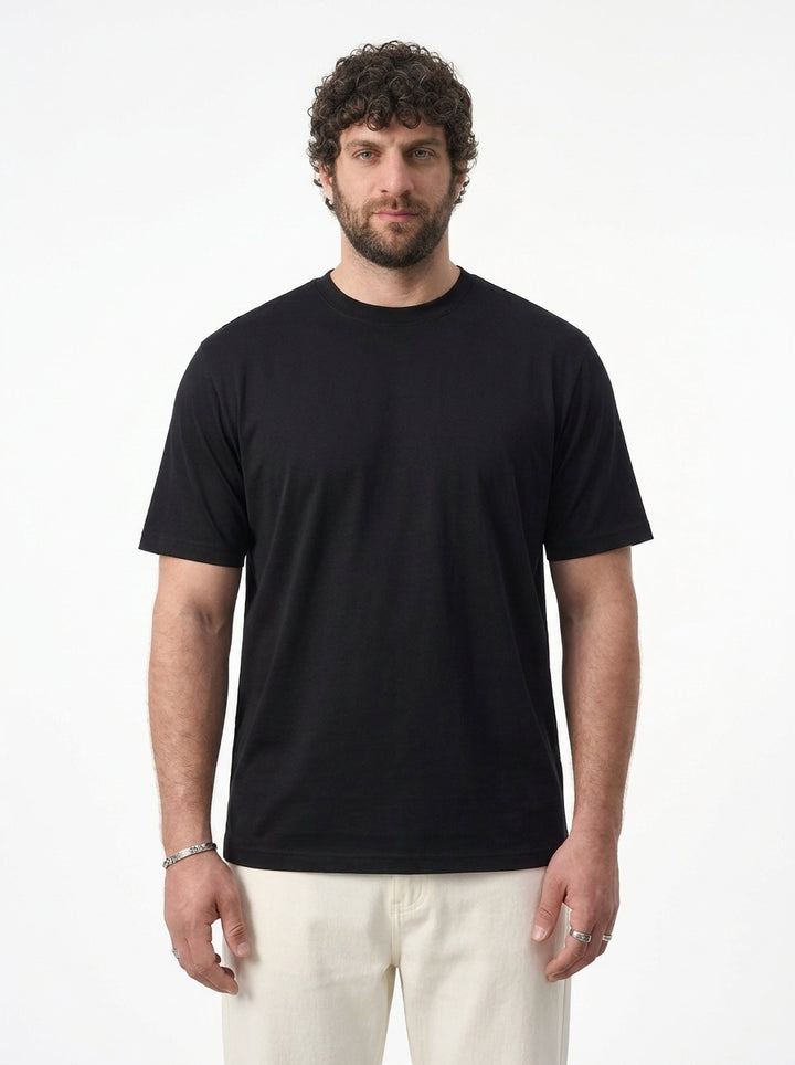 PLUS SIZE MERCERIZED COTTON T-SHIRT FOR MEN | XL-7XL