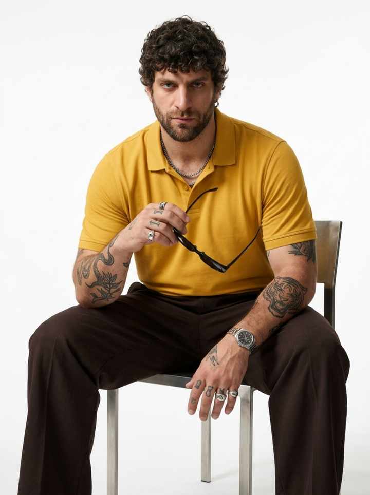 PLUS SIZE MEN SMART POLO | XL-7XL
