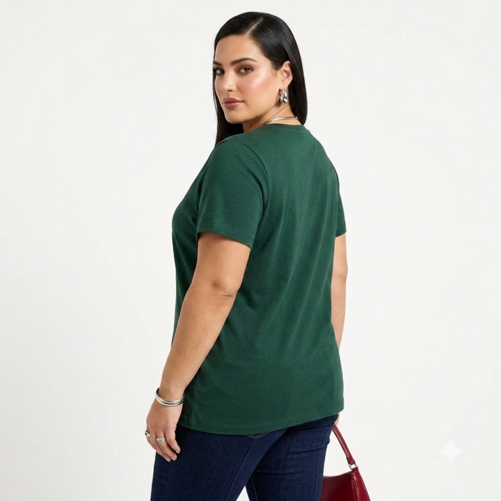 PLUS SIZE WOMEN’S SOLID TSHIRT | XL-7XL