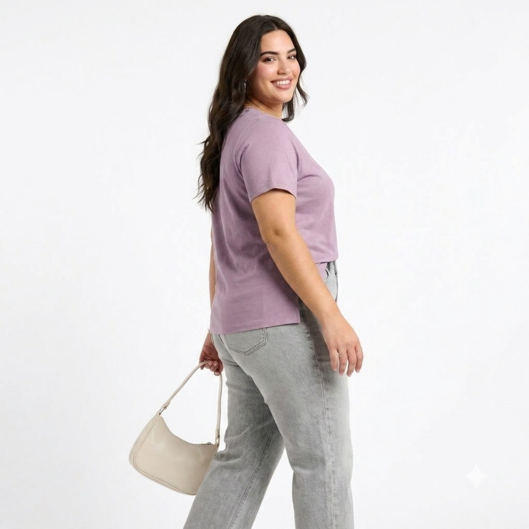 PLUS SIZE WOMEN’S SOLID TSHIRT | XL-7XL