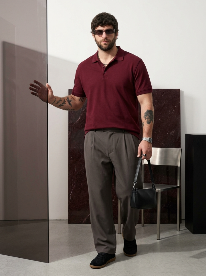 PLUS SIZE MEN SMART POLO | XL-7XL