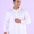 Plus Size Sophisticated Supima Cotton Stripe Shirt | XL-7XL