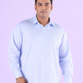 Plus Size Sophisticated Supima Cotton Check Shirt | XL-7XL