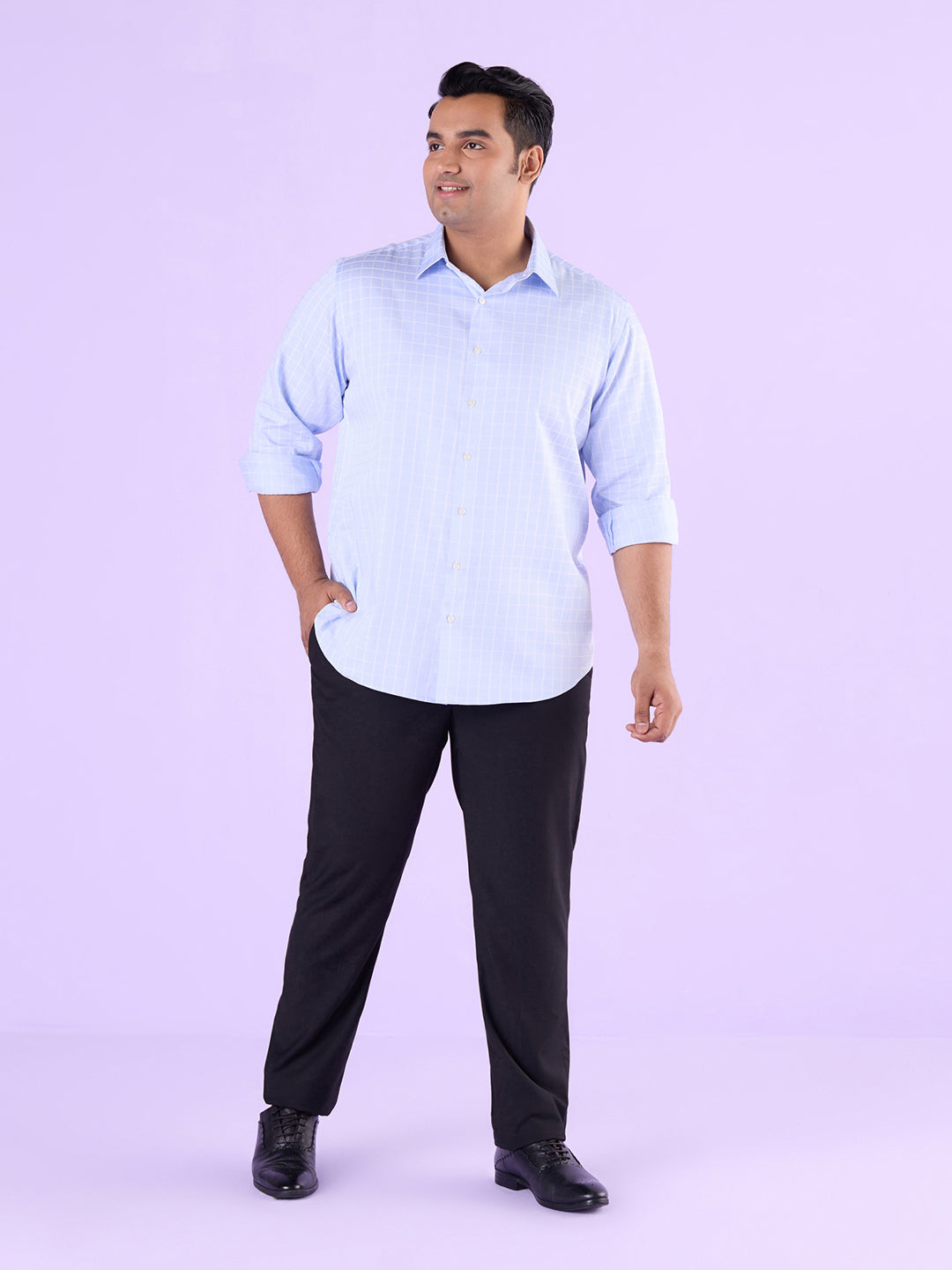 Sophisticated Supima Cotton Check Shirt