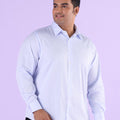 Plus Size Sophisticated Supima Cotton Stripe Shirt | XL-7XL