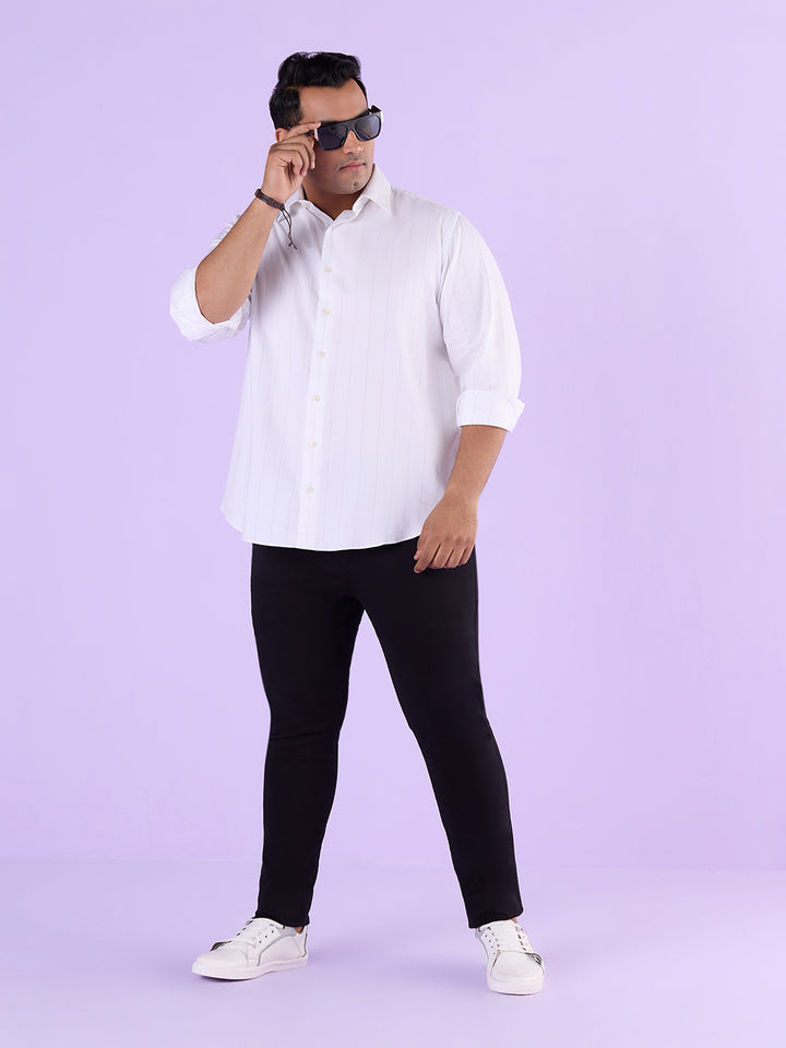 Men Must Have Solid Stretch Trouser | XL-7XL