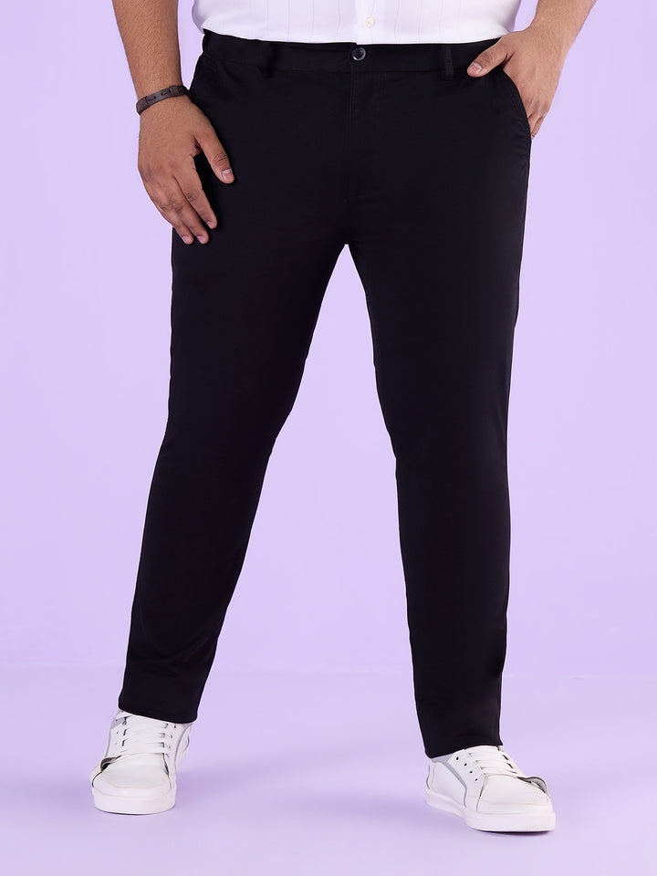 Men Must Have Solid Stretch Trouser | XL-7XL